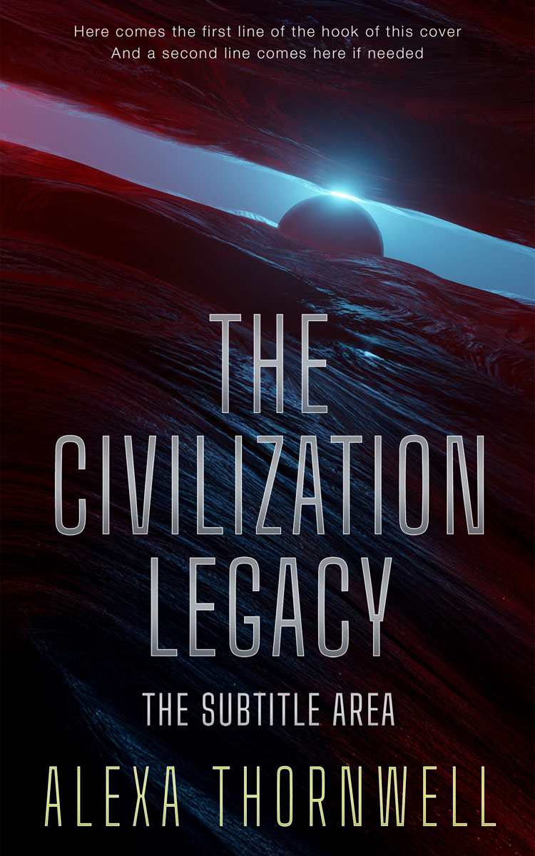 2D view of Premade Science Fiction Book Cover - Gondola #36025 | BookCoverZone*