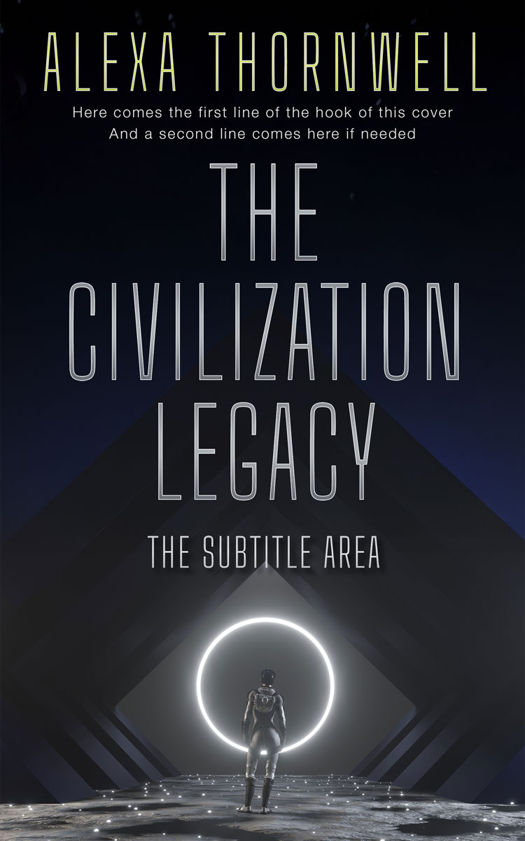 2D view of Premade Science Fiction Book Cover - Woodsmoke #36026 | BookCoverZone*