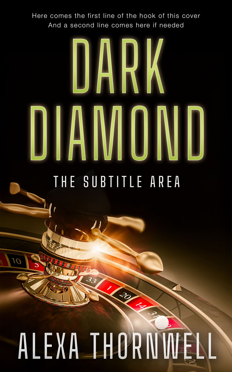 2D view of Premade Mystery & Thriller & Suspense Book Cover - Tan #36030 | BookCoverZone*