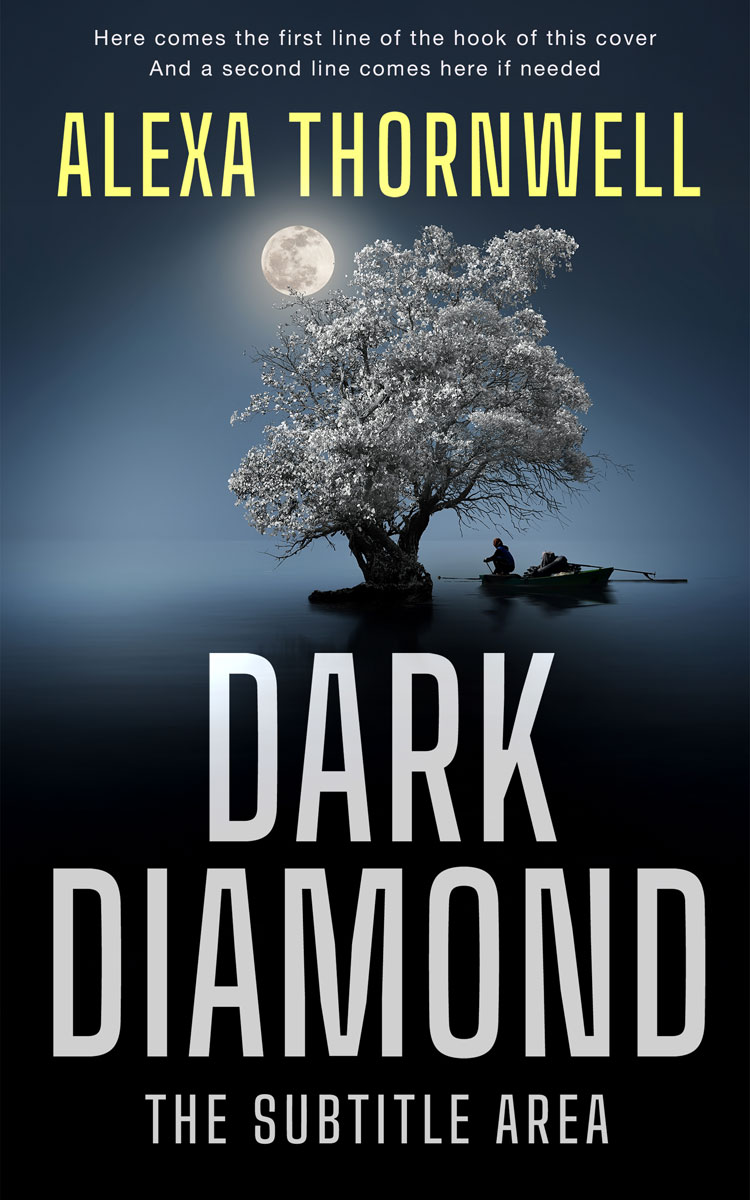 2D view of Premade Mystery & Thriller & Suspense Book Cover - Mirage #36043 | BookCoverZone*