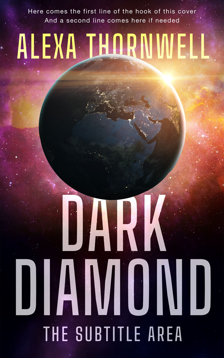 2D view of Premade Science Fiction Book Cover - Cameo #36044 | BookCoverZone*