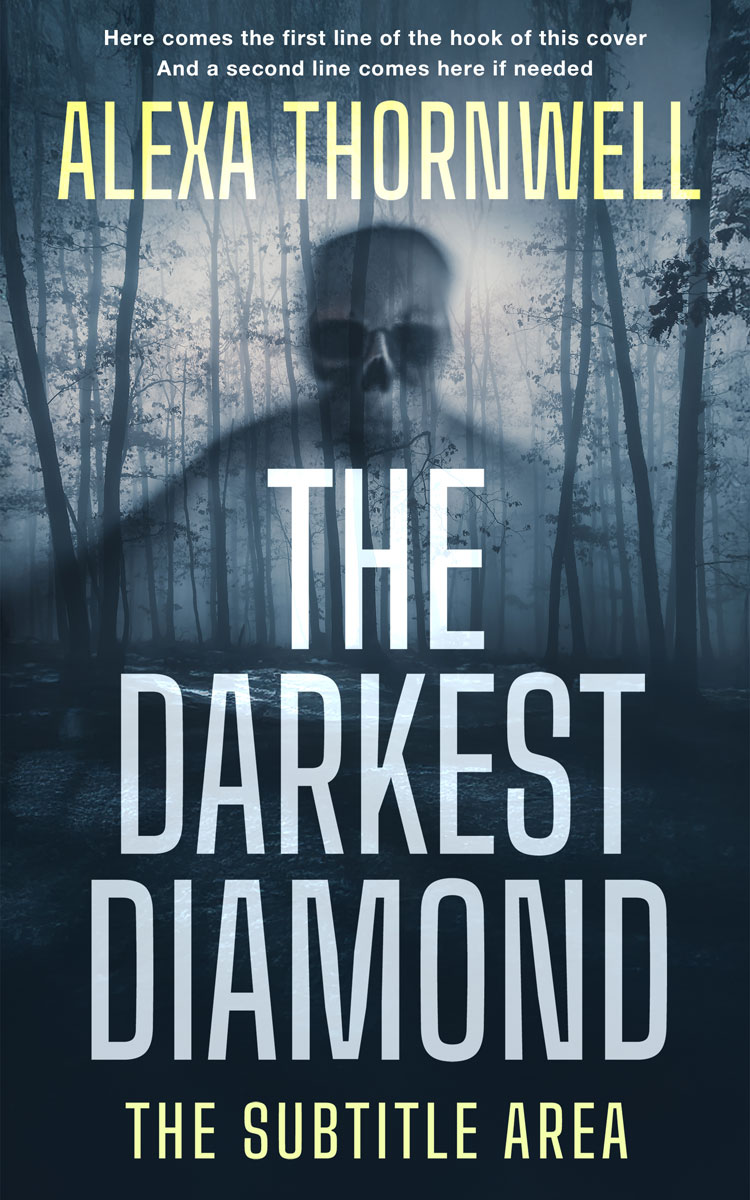 2D view of Premade Horror Book Cover - Pickled Bluewood #36054 | BookCoverZone*