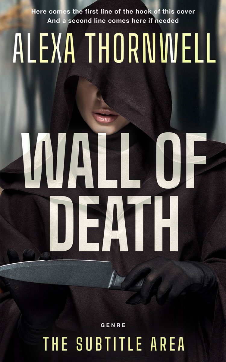 2D view of Premade Mystery & Thriller & Suspense Book Cover - Thunder #36060 | BookCoverZone*