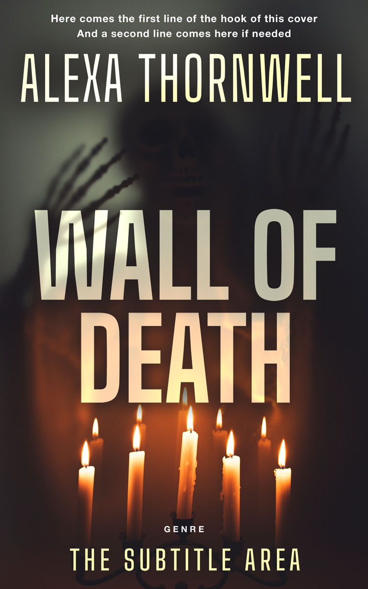 2D view of Premade Horror Book Cover - Woody Brown #36061 | BookCoverZone*