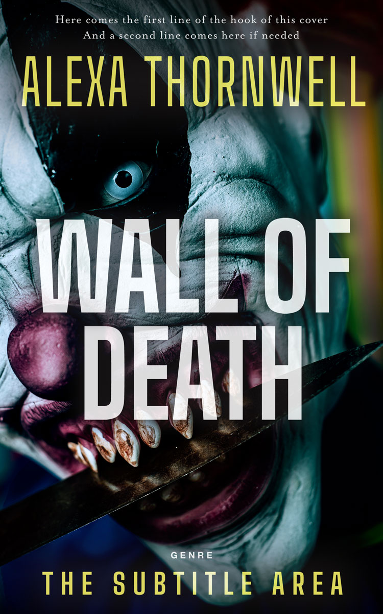 2D view of Premade Horror Book Cover - Moon Mist #36063 | BookCoverZone*