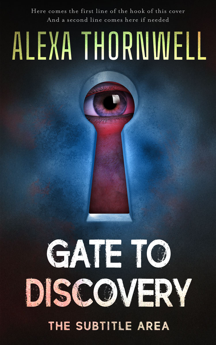 2D view of Premade Mystery & Thriller & Suspense Book Cover - Shark #36065 | BookCoverZone*