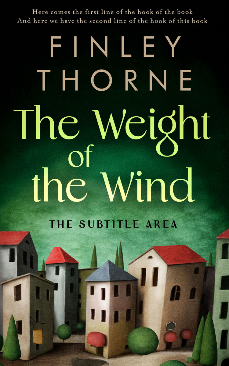 2D view of Premade Literary Fiction Book Cover - Indian Khaki #36078 | BookCoverZone*