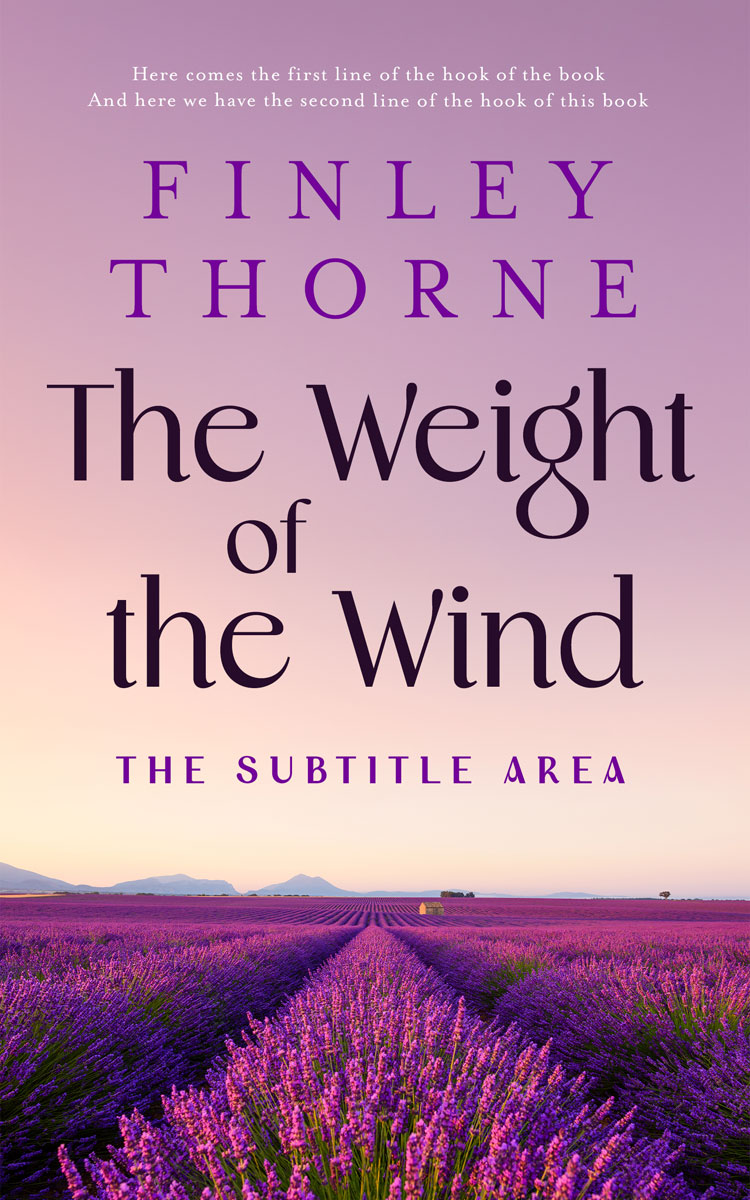 2D view of Premade Nature Book Cover - Blossom #36086 | BookCoverZone*