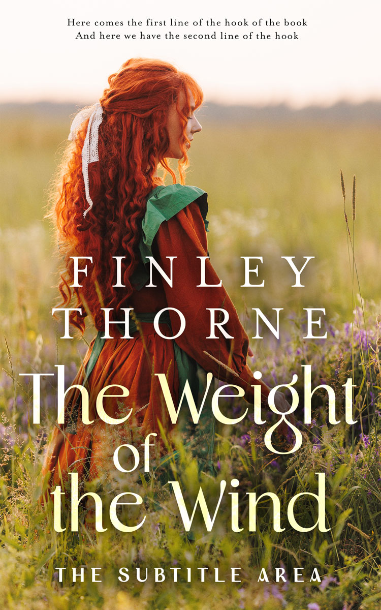 2D view of Premade Historical Book Cover - Limed Oak #36090 | BookCoverZone*