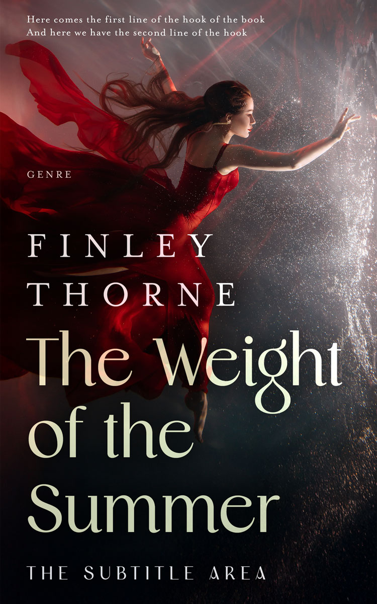 2D view of Premade Fantasy Book Cover - Cocoa Brown #36096 | BookCoverZone*