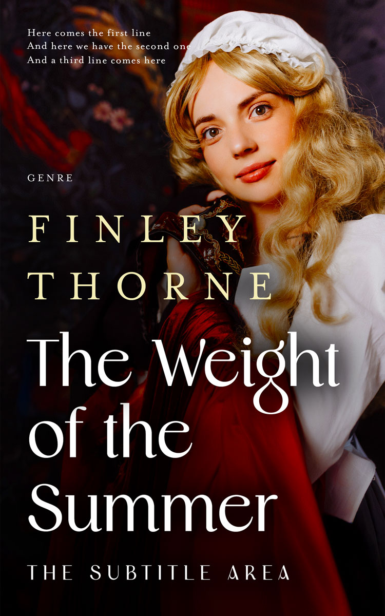 2D view of Premade Historical Book Cover - Indian Khaki #36100 | BookCoverZone*