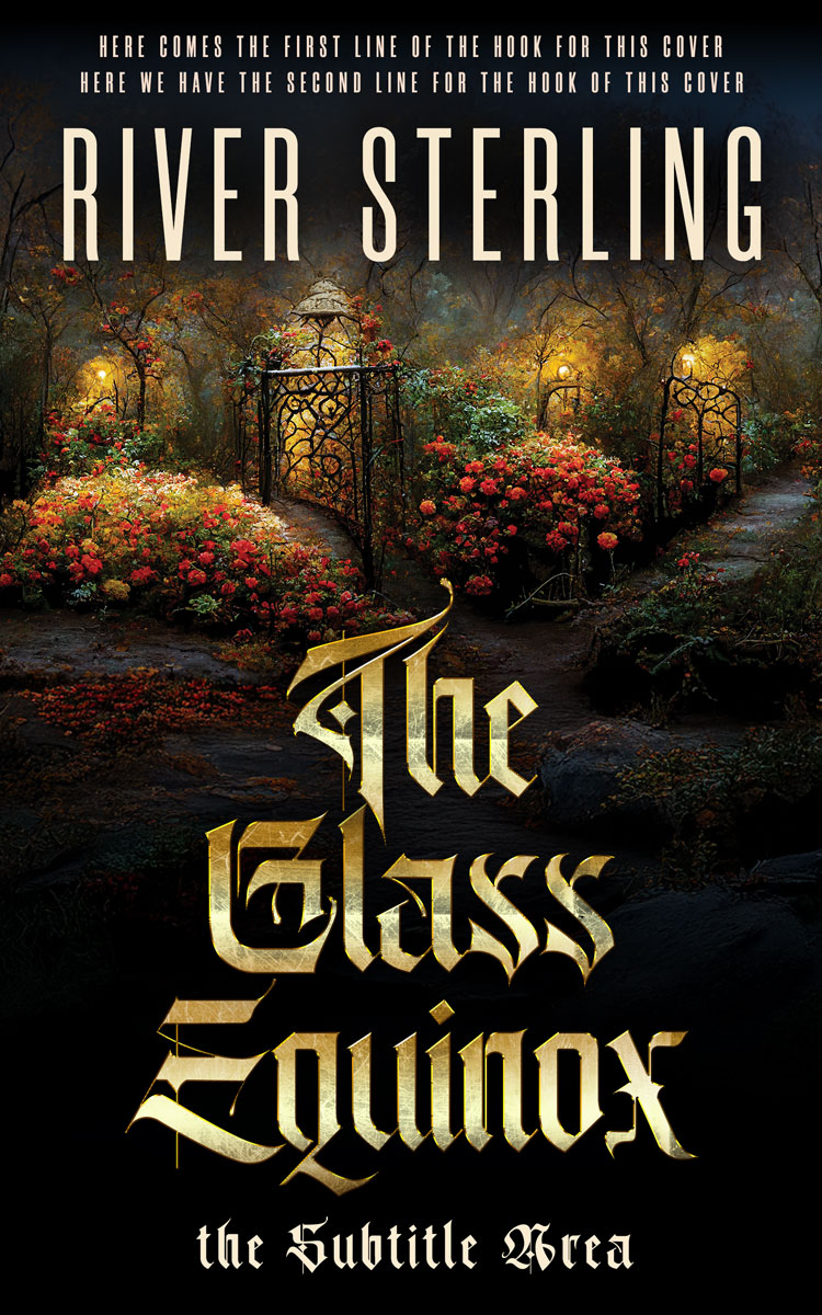 2D view of Premade Fantasy Book Cover - Tan #36109 | BookCoverZone*