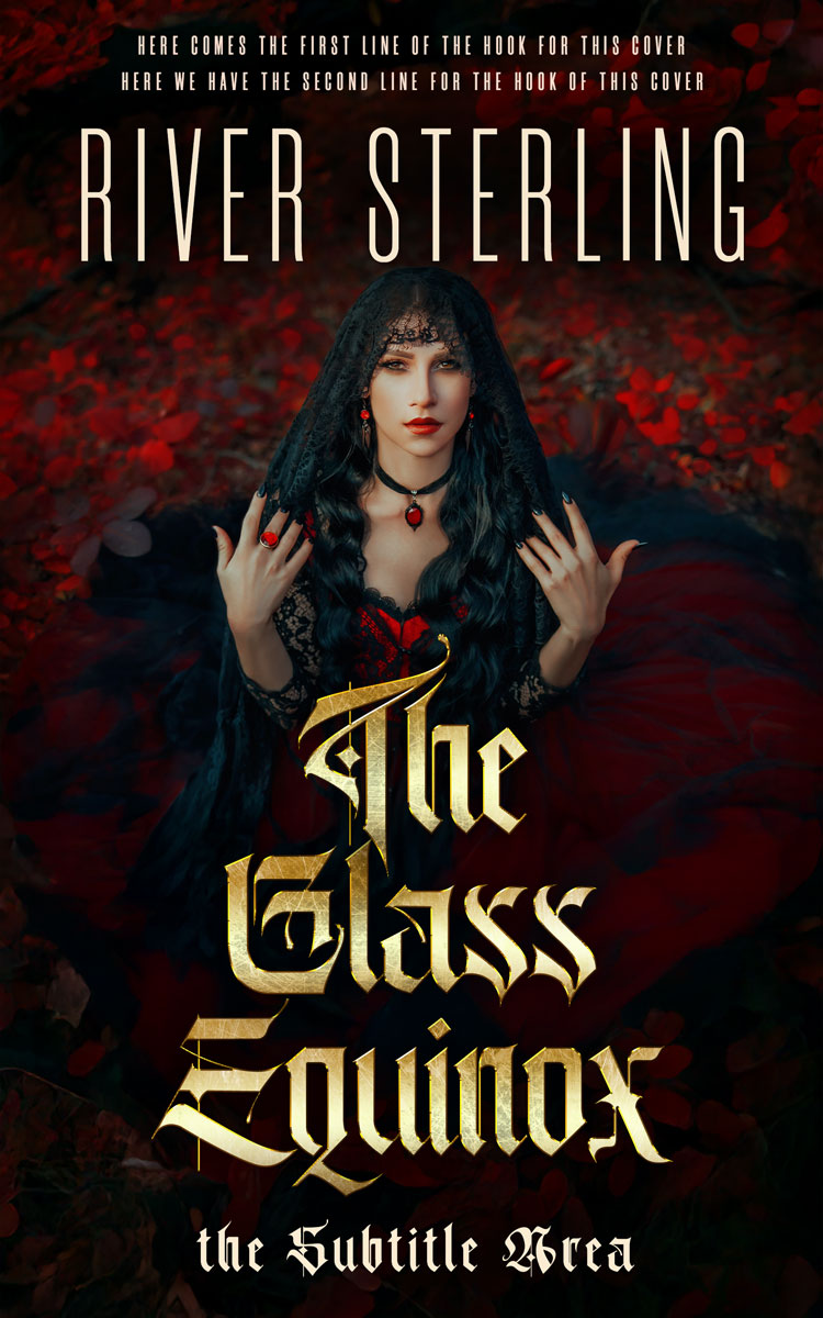 2D view of Premade Fantasy Book Cover - Night Rider #36114 | BookCoverZone*