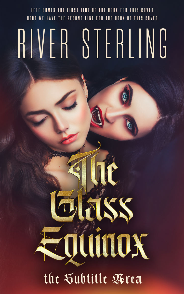 2D view of Premade Horror Book Cover - Thunder #36115 | BookCoverZone*