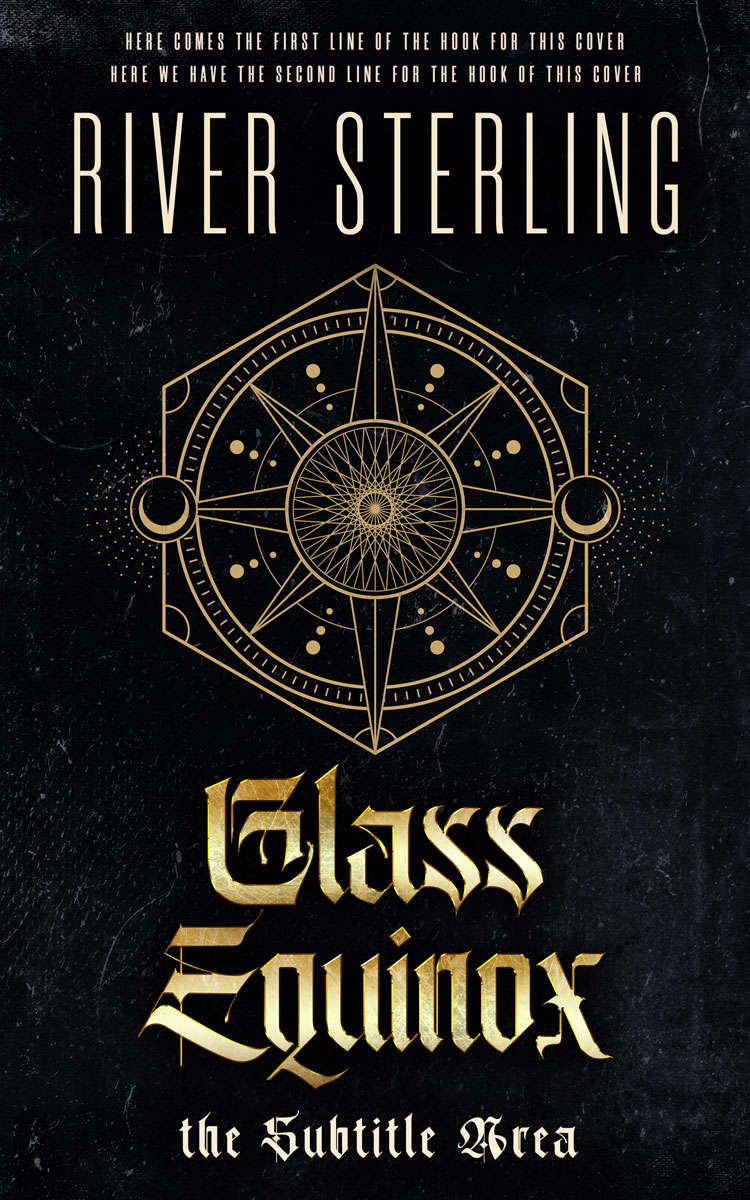 2D view of Premade Fantasy Book Cover - Woodsmoke #36118 | BookCoverZone*