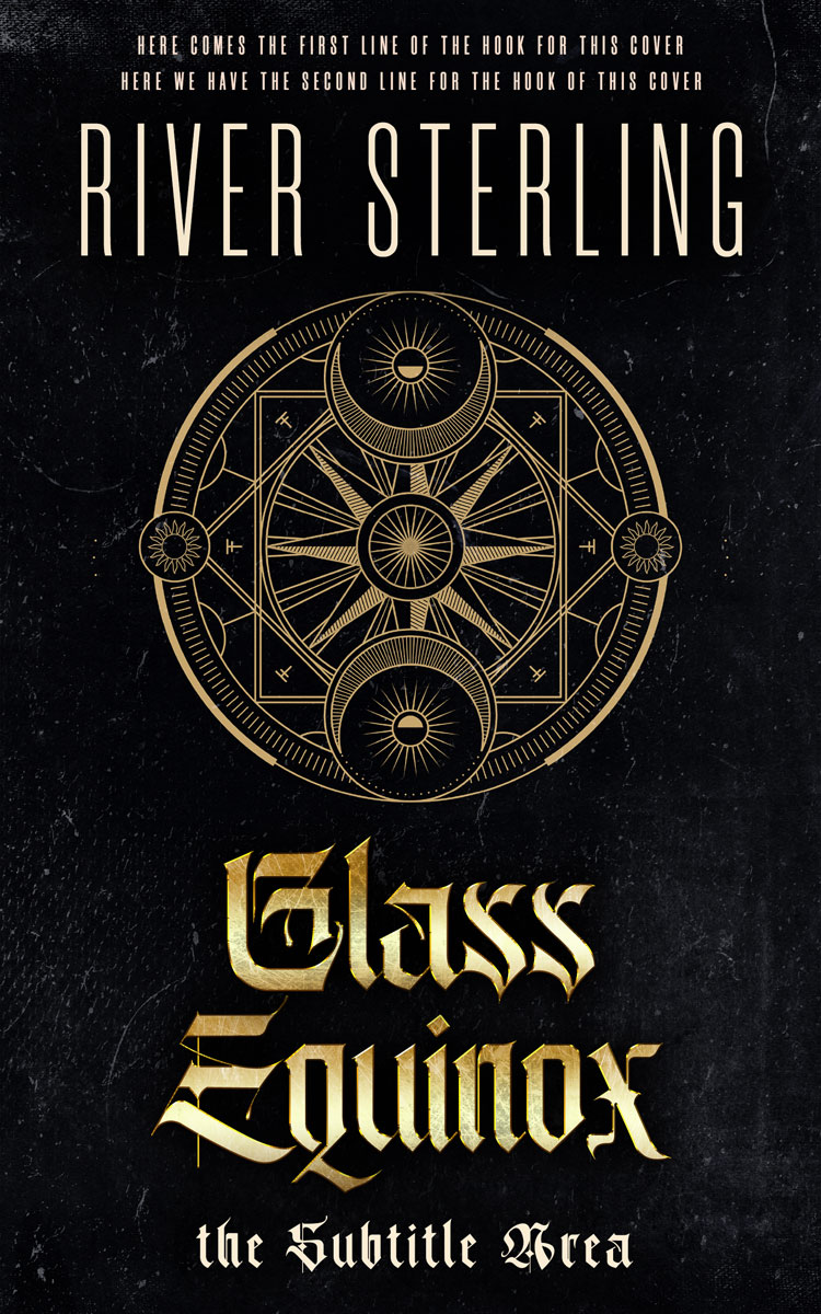 2D view of Premade Fantasy Book Cover - Woodsmoke #36120 | BookCoverZone*