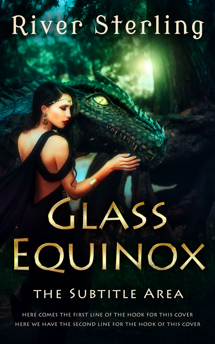 2D view of Premade Fantasy Book Cover - Aztec #36127 | BookCoverZone*