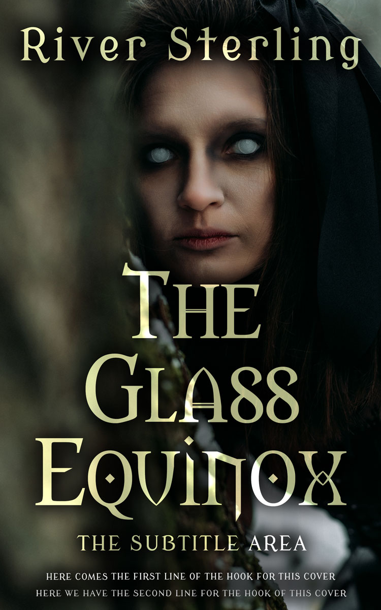 2D view of Premade Horror Book Cover - Log Cabin #36133 | BookCoverZone*