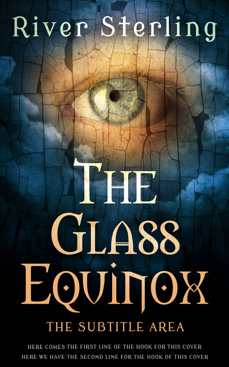 2D view of Custom & Premade Horror Book Cover - Tan #36136 | BookCoverZone*