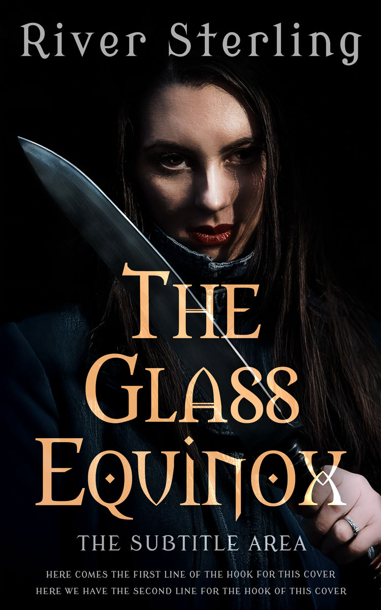 2D view of Premade Mystery & Thriller & Suspense Book Cover - Tan #36138 | BookCoverZone*