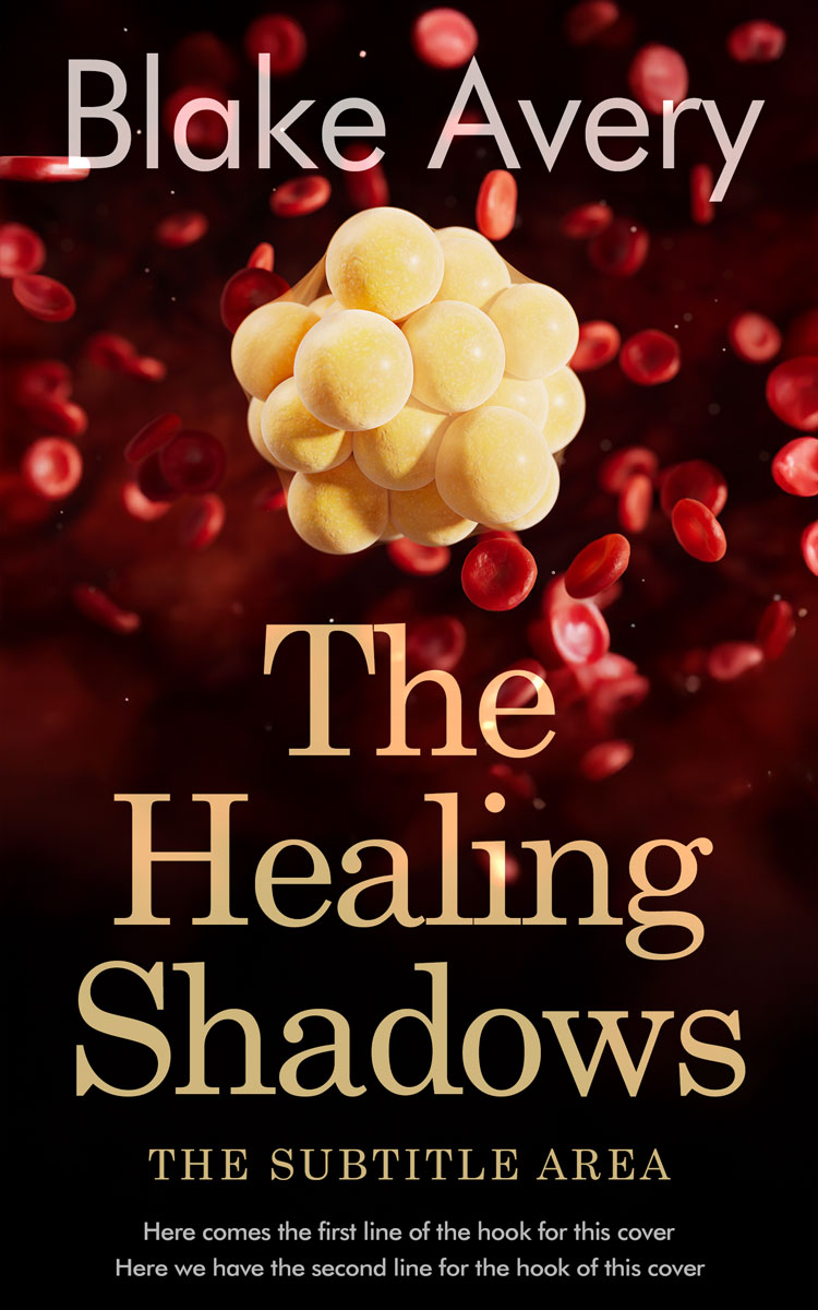 2D view of Premade Medical Book Cover - Whiskey #36166 | BookCoverZone*