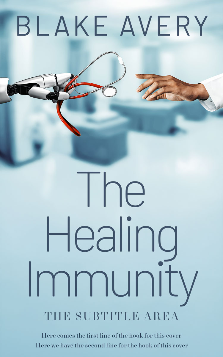 2D view of Premade Medical Book Cover - Ziggurat #36176 | BookCoverZone*