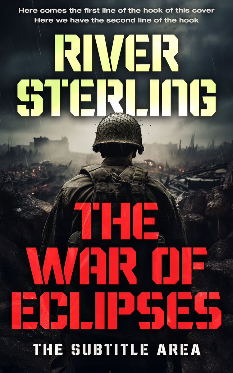 2D view of Premade Apocalyptica Book Cover - Shark #36206 | BookCoverZone*