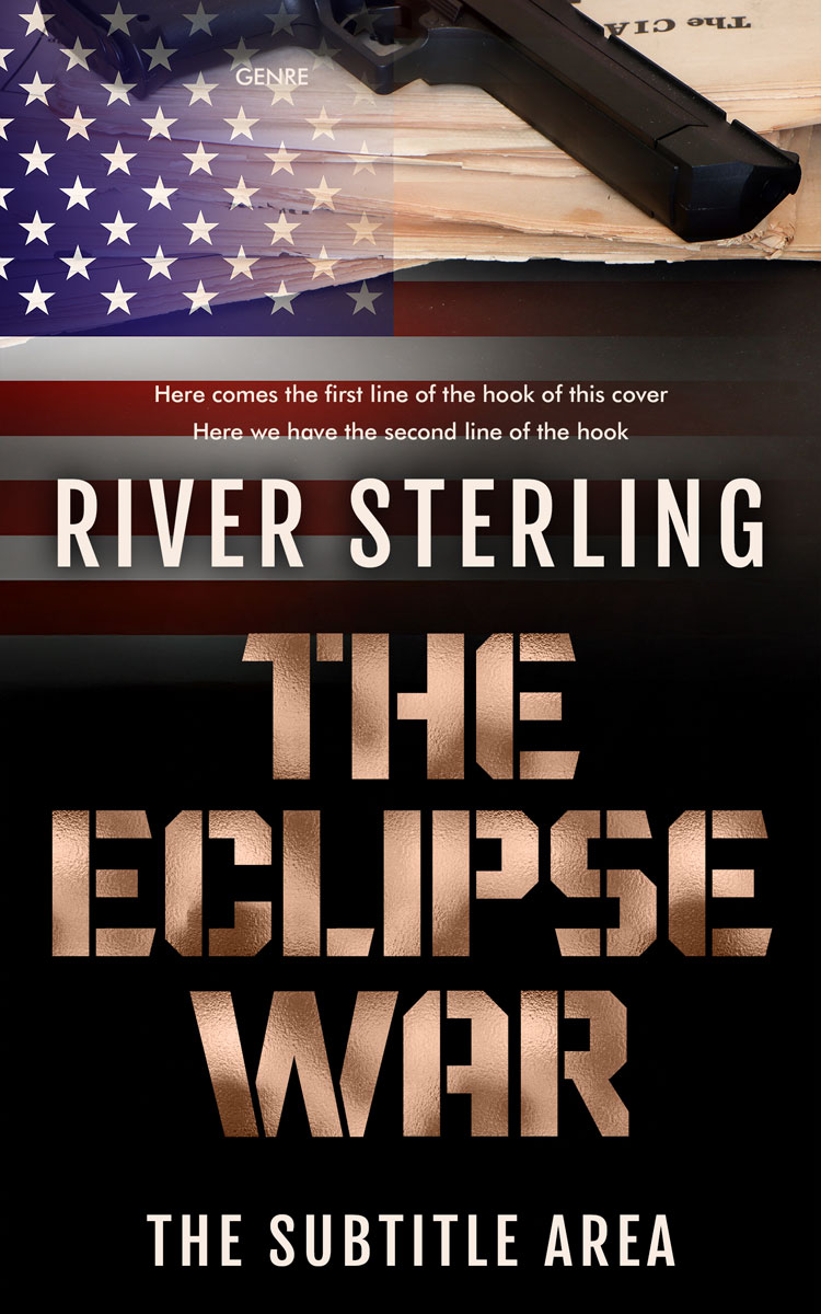 2D view of Premade Mystery & Thriller & Suspense Book Cover - Cocoa Brown #36220 | BookCoverZone*