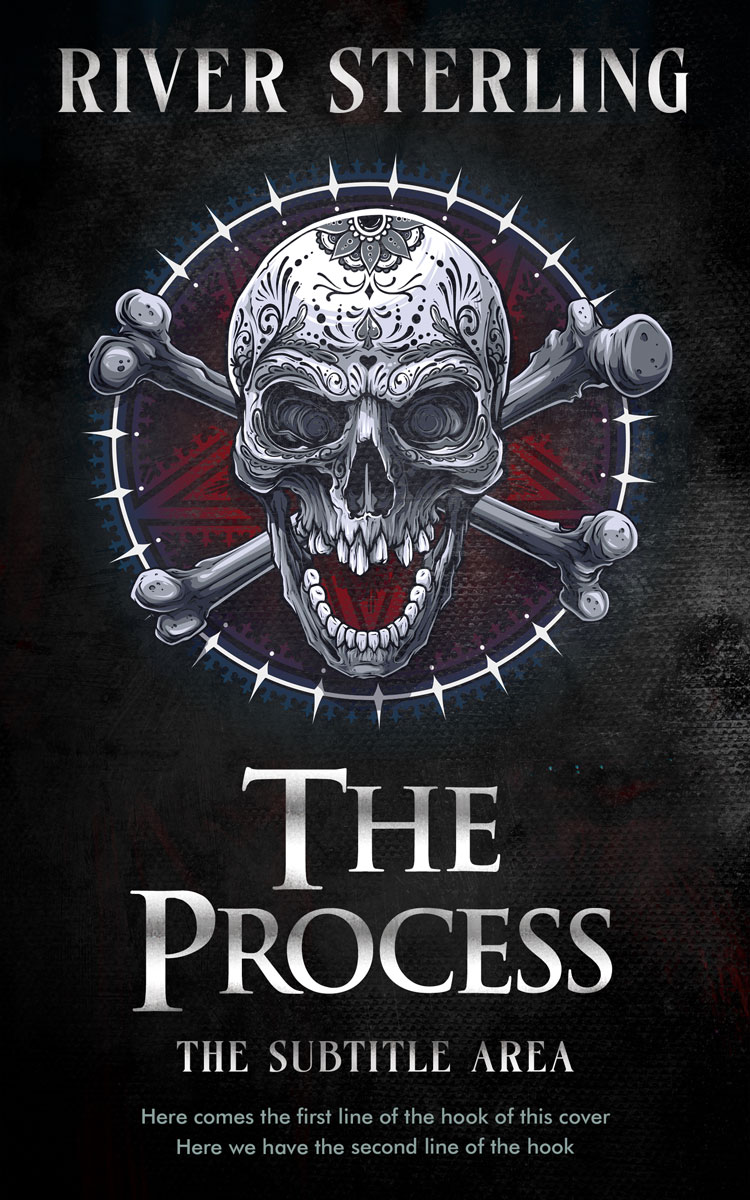 2D view of Premade Horror Book Cover - Woodsmoke #36249 | BookCoverZone*