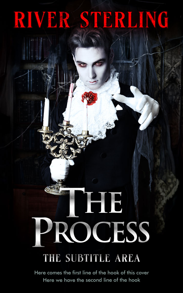 2D view of Premade Horror Book Cover - Cold Turkey #36250 | BookCoverZone*