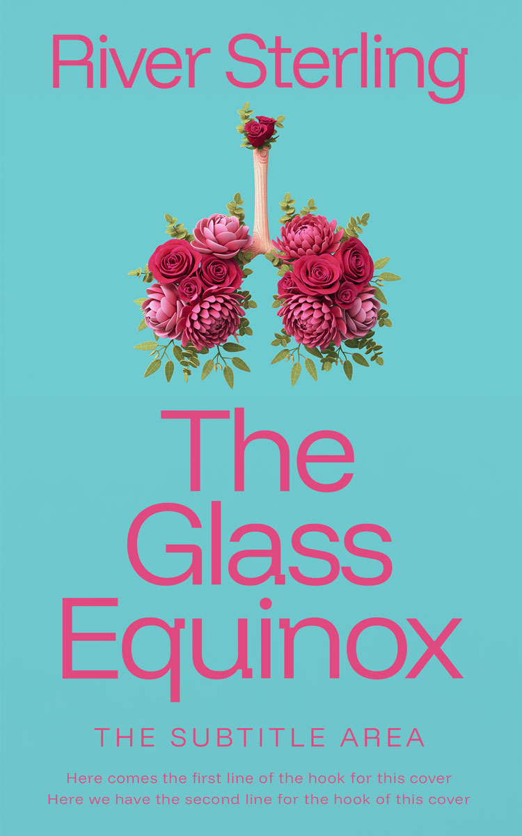 2D view of Premade Surreal Book Cover - Downy #36258 | BookCoverZone