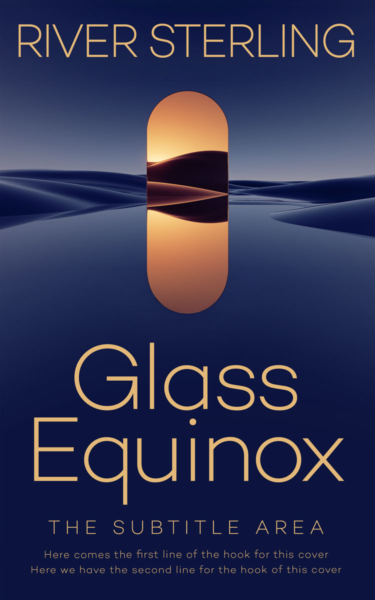 2D view of Premade Surreal Book Cover - Bunting #36260 | BookCoverZone