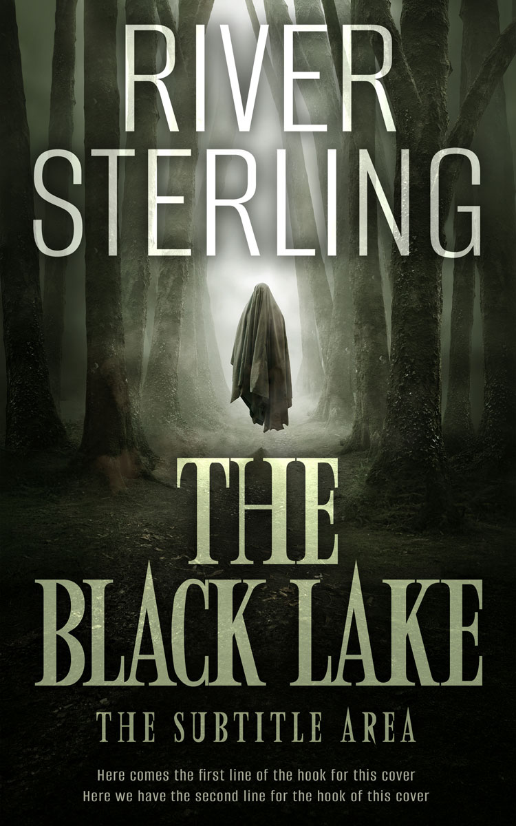 2D view of Premade Horror Book Cover - Rangoon Green #36286 | BookCoverZone*