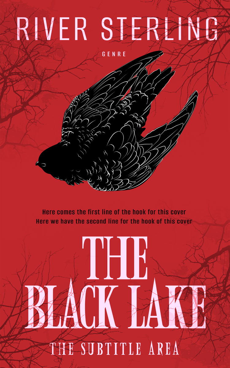 2D view of Premade Horror Book Cover - Tall Poppy
