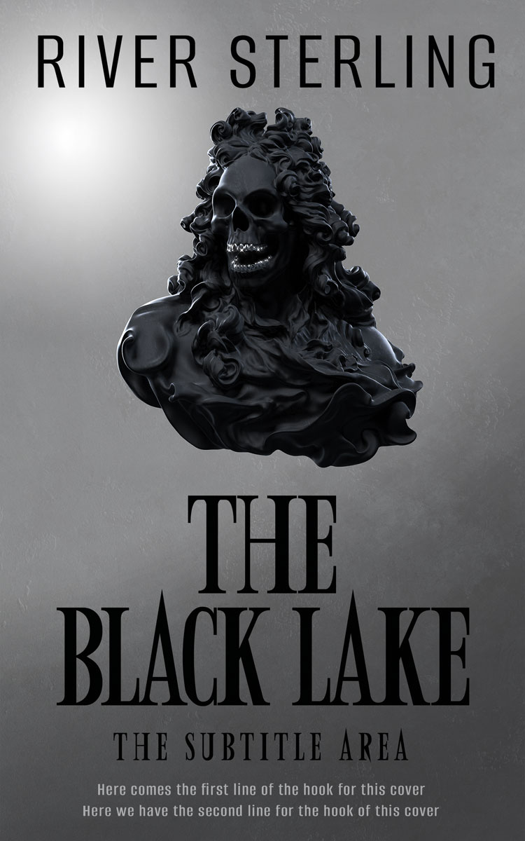 2D view of Premade Horror Book Cover - Abbey #36298 | BookCoverZone*