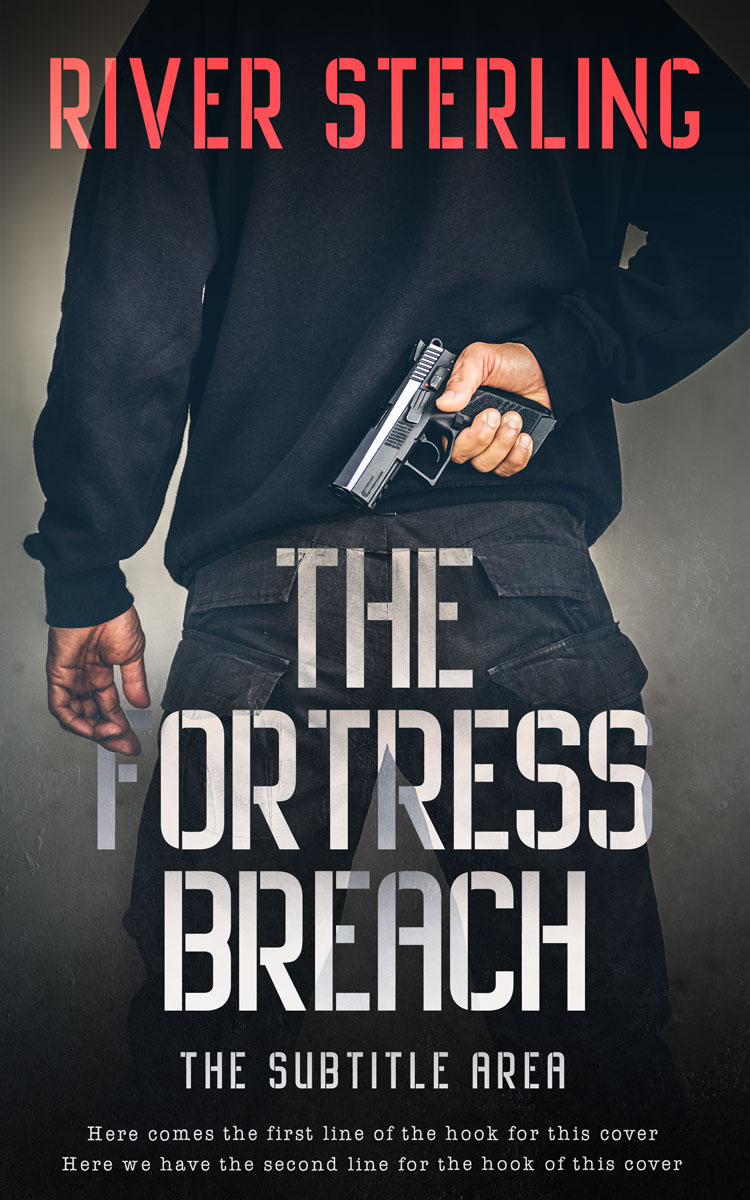 2D view of Premade Mystery & Thriller & Suspense Book Cover - Shark