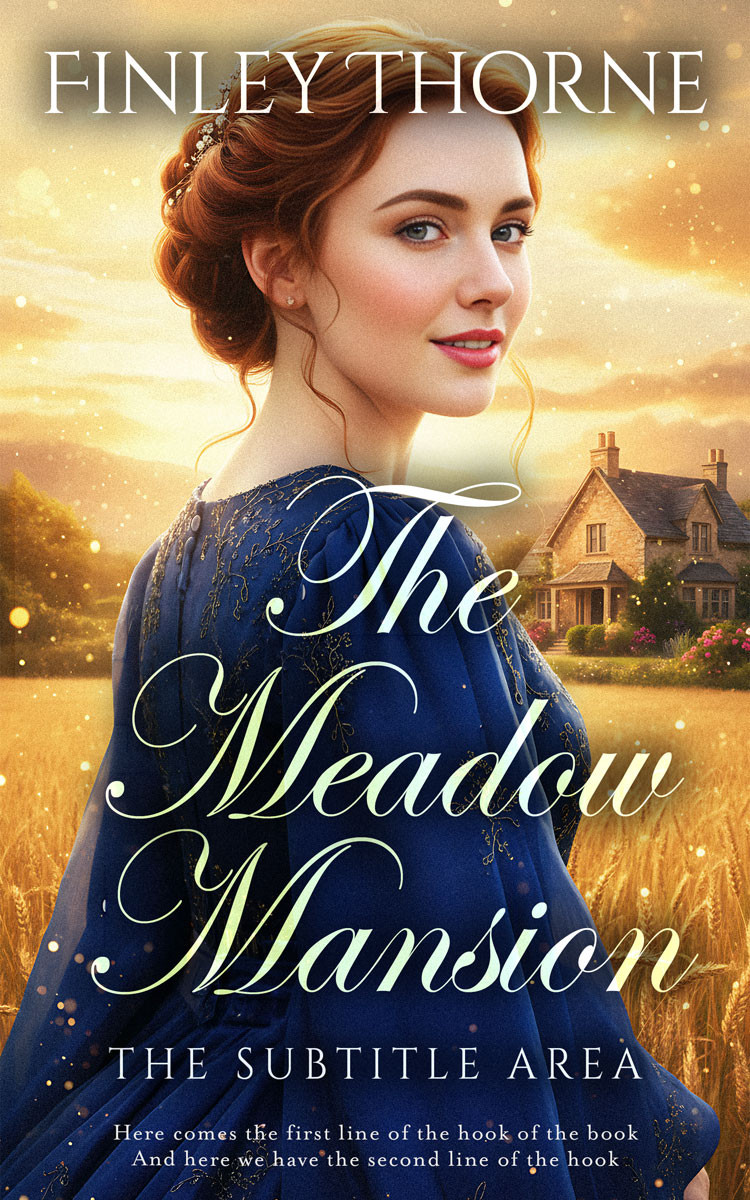 2D view of Premade Historical Book Cover - Whiskey