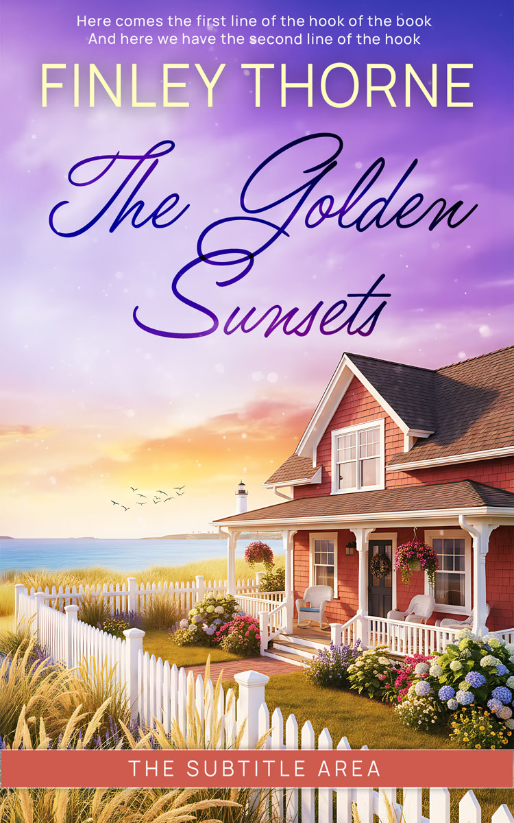 2D view of Premade Romance Book Cover - Twilight