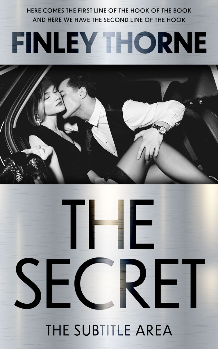 2D view of Premade Romance Book Cover - Silver Sand #36400 | BookCoverZone*