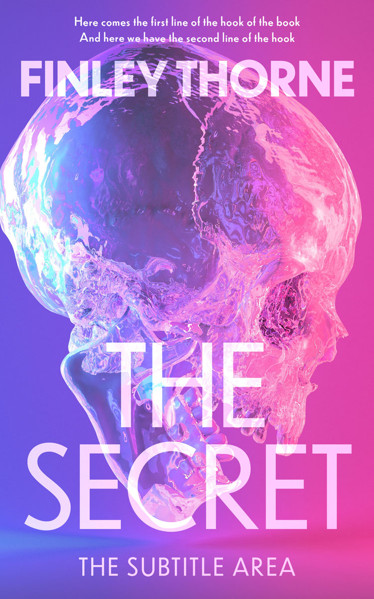 2D view of Premade Science Fiction Book Cover - Amethyst #36409 | BookCoverZone*