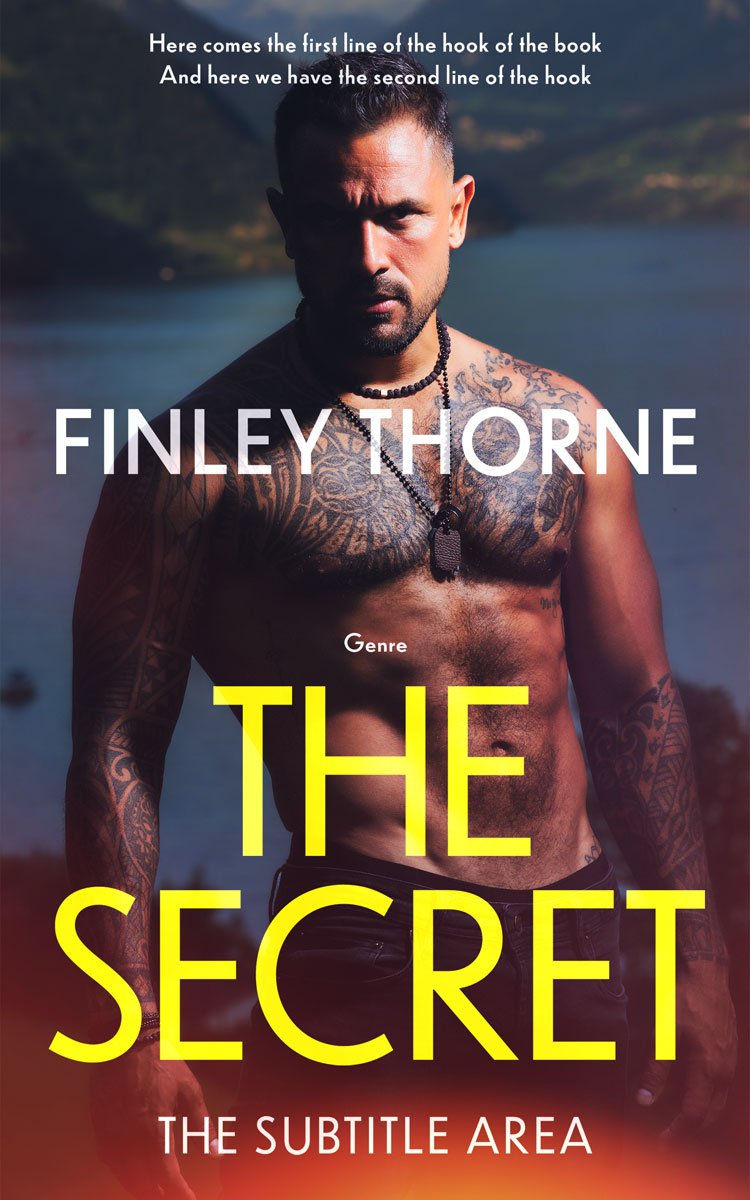2D view of Premade Mystery & Thriller & Suspense Book Cover - Blackcurrant