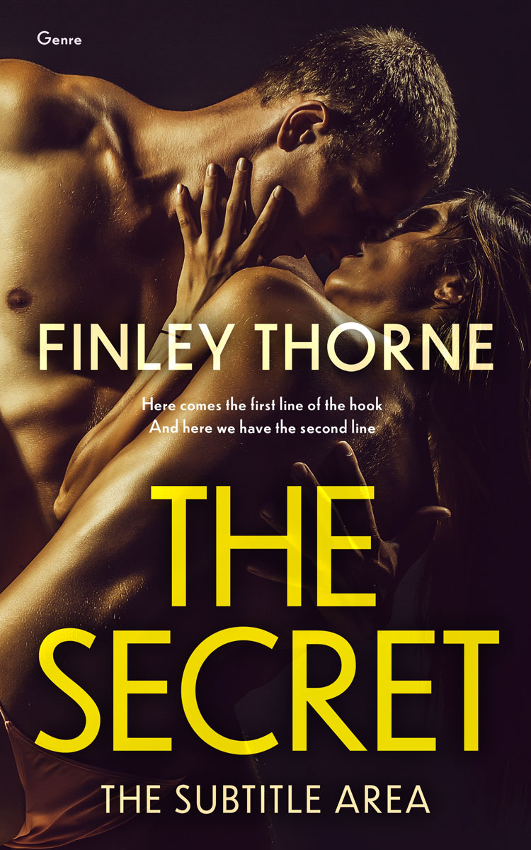 2D view of Premade Erotica Book Cover - Old Gold