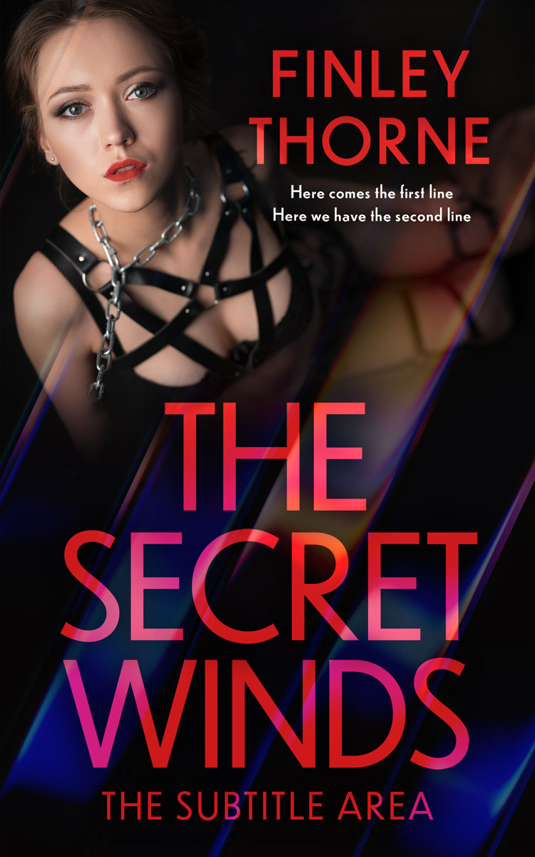 2D view of Premade Mystery & Thriller & Suspense Book Cover - Chestnut Rose