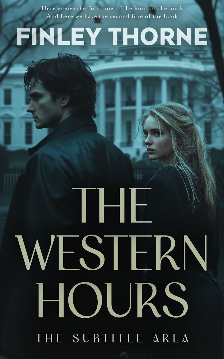 2D view of Premade Mystery & Thriller & Suspense Book Cover - Mirage