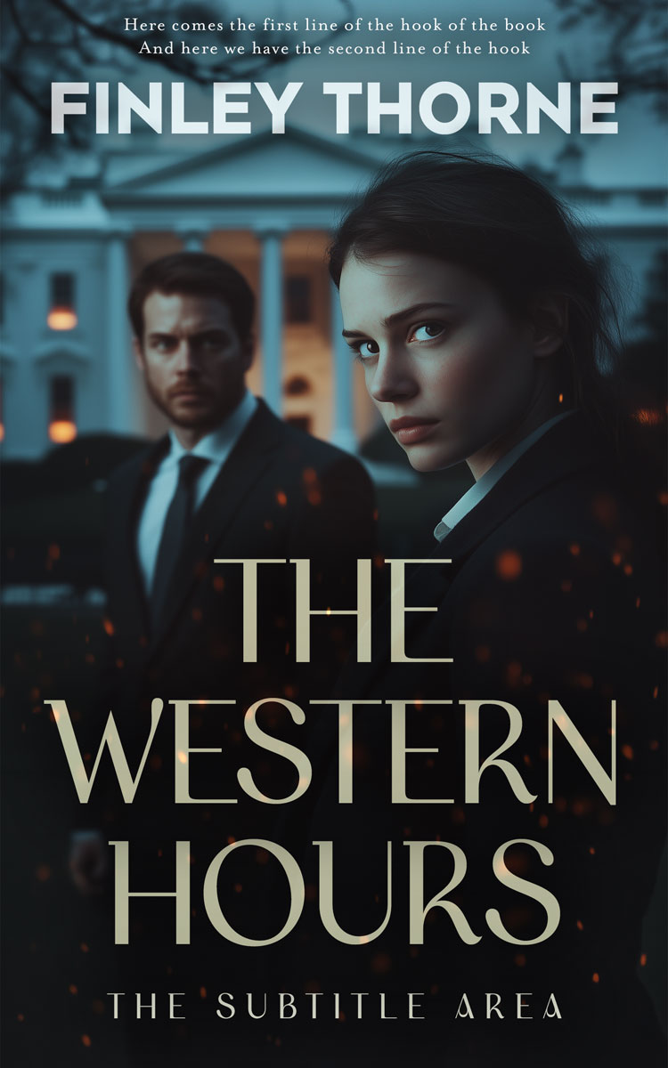 2D view of Premade Mystery & Thriller & Suspense Book Cover - Shark