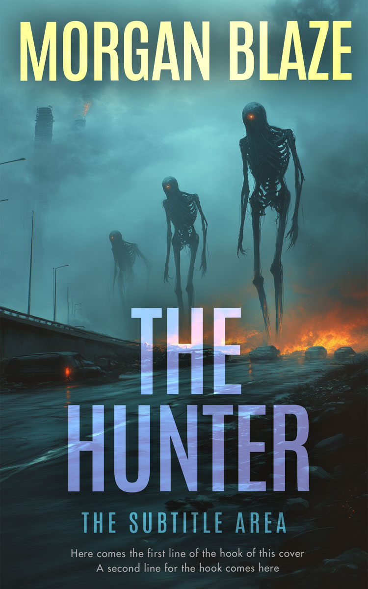 2D view of Premade Apocalyptica Book Cover - Outer Space #36484 | BookCoverZone*