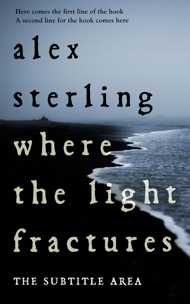 2D view of Premade Mystery & Thriller & Suspense Book Cover - Gull Gray