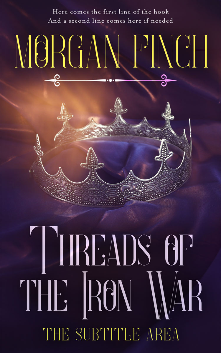 2D view of Premade Fantasy Book Cover - Revolver