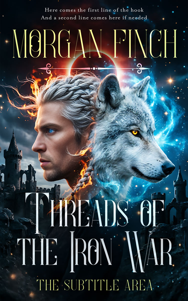 2D view of Premade Fantasy Book Cover - Tea