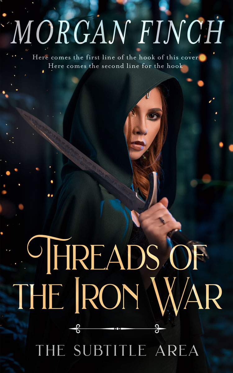 2D view of Premade Fantasy Book Cover - Bunker